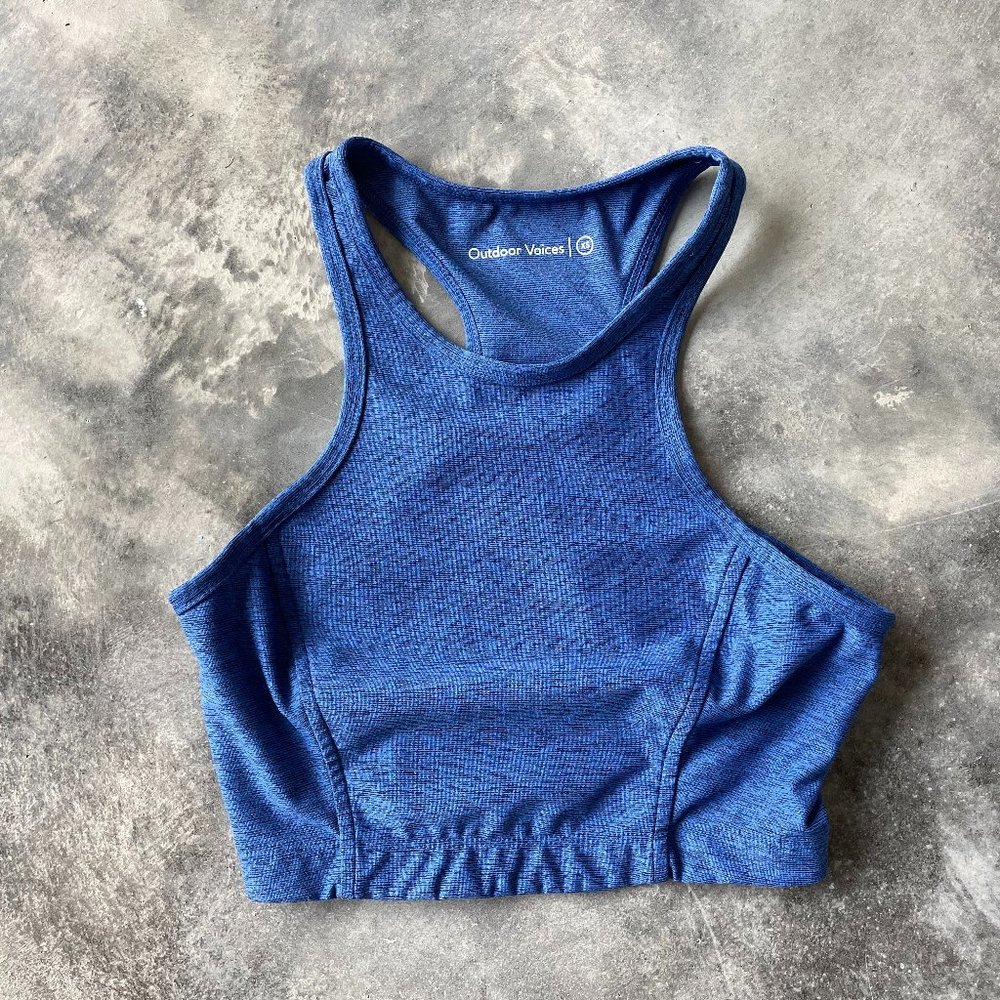 Outdoor Voices Blue Athena Crop Size Women's X Small XS